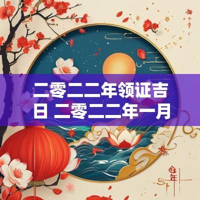 二零二二年领证吉日 二零二二年一月份的黄道吉日