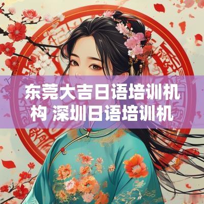 东莞大吉日语培训机构 深圳日语培训机构前十名
