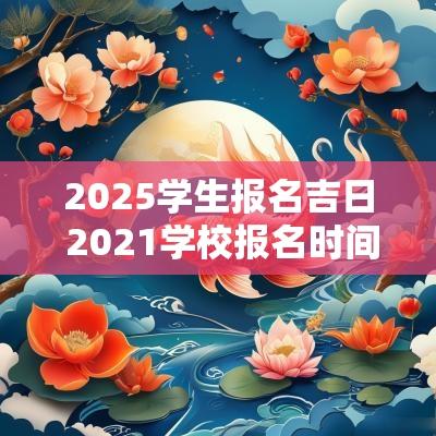 2025学生报名吉日 2025学校报名时间