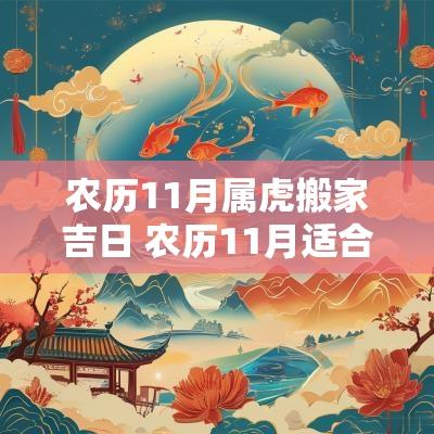 农历11月属虎搬家吉日 农历11月适合搬家入宅的日子