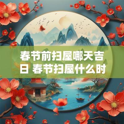春节前扫屋哪天吉日 春节扫屋什么时间合适