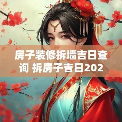 房子装修拆墙吉日查询 拆房子吉日2025年3月