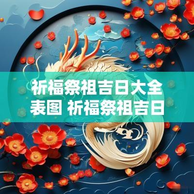 祈福祭祖吉日大全表图 祈福祭祖吉日大全表图片