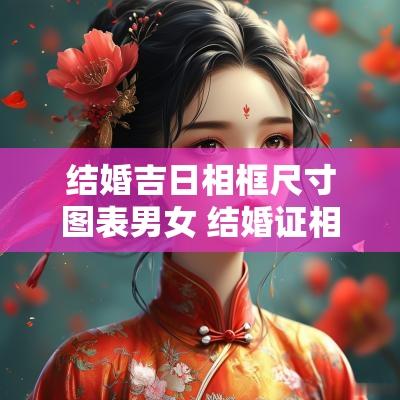 结婚吉日相框尺寸图表男女 结婚证相框图片