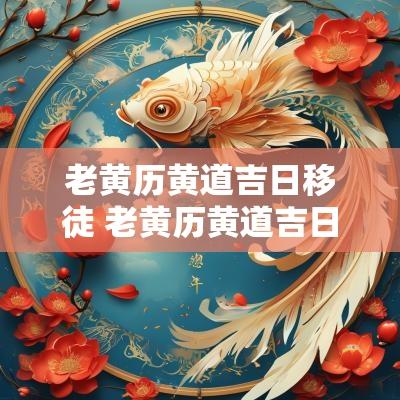 老黄历黄道吉日移徒 老黄历黄道吉日吉时