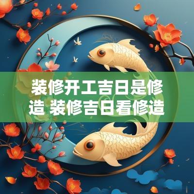 装修开工吉日是修造 装修吉日看修造还是动土