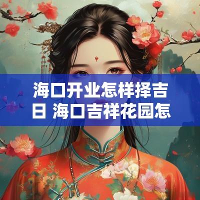海口开业怎样择吉日 海口吉祥花园怎样