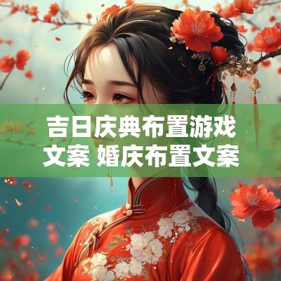 吉日庆典布置游戏文案 婚庆布置文案