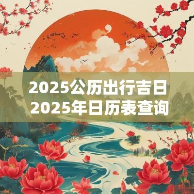2025公历出行吉日 2025年日历表查询