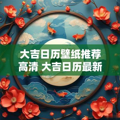 大吉日历壁纸推荐高清 大吉日历最新版本下载