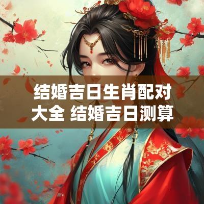结婚吉日生肖配对大全 结婚吉日测算2025免费