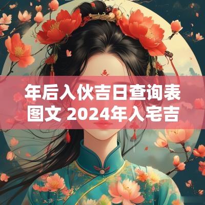 年后入伙吉日查询表图文 2025年入宅吉日一览表