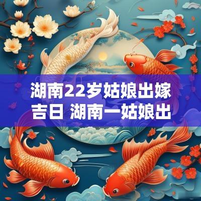 湖南22岁姑娘出嫁吉日 湖南一姑娘出嫁结婚视频