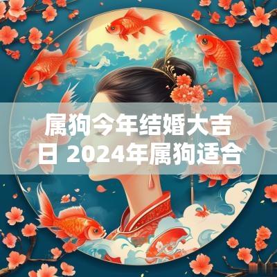 属狗今年结婚大吉日 2025年属狗适合结婚吗