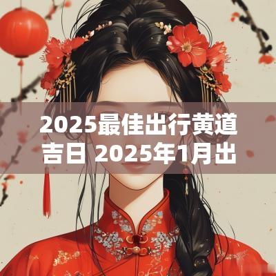 2025最佳出行黄道吉日 2025年1月出行黄道吉日
