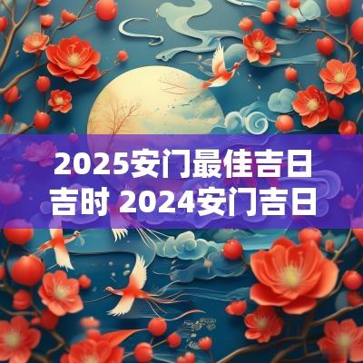 2025安门最佳吉日吉时 2025安门吉日