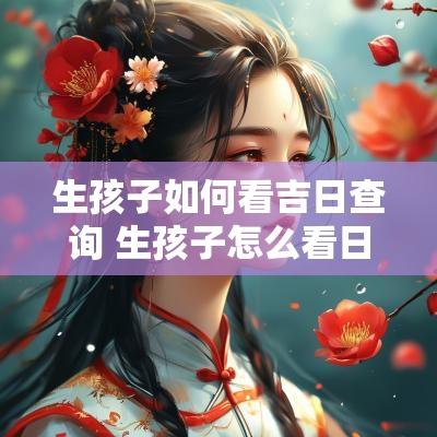 生孩子如何看吉日查询 生孩子怎么看日历的黄道吉日