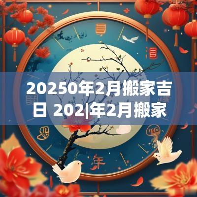 20250年2月搬家吉日 202|年2月搬家入宅黄道吉日