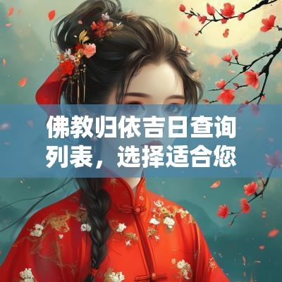 佛教归依吉日查询列表，选择适合您信仰的日子