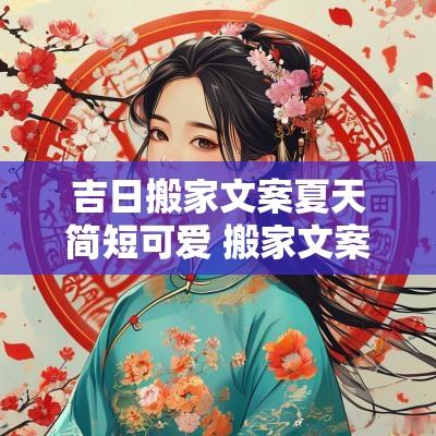 吉日搬家文案夏天简短可爱 搬家文案简短