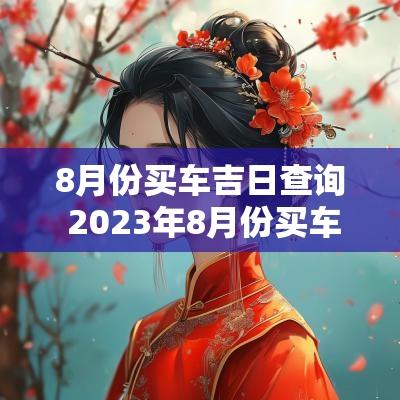 8月份买车吉日查询 2025年8月份买车吉日查询