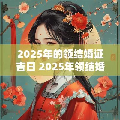 2025年的领结婚证吉日 2025年领结婚证的黄道吉日查询