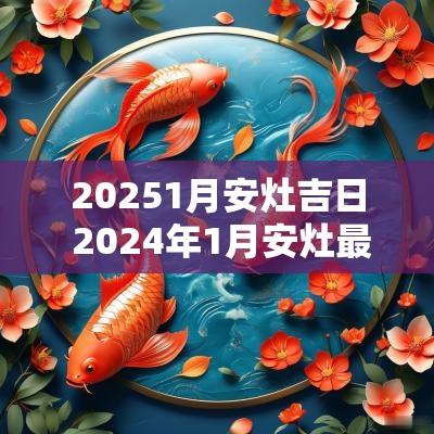 20251月安灶吉日 2025年1月安灶最旺日子时间