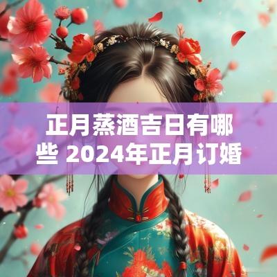 正月蒸酒吉日有哪些 2025年正月订婚吉日一览表