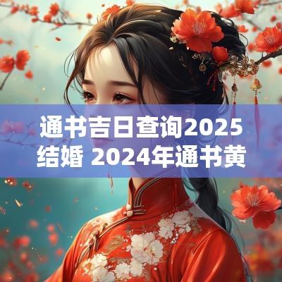 通书吉日查询2025结婚 2025年通书黄道吉日