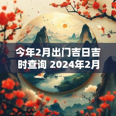 今年2月出门吉日吉时查询 2025年2月出门黄道吉日查询