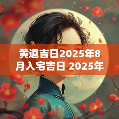 黄道吉日2025年8月入宅吉日 2025年2月份搬家入宅黄道吉日
