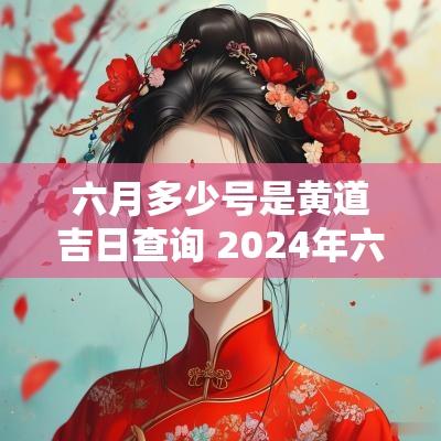 六月多少号是黄道吉日查询 2025年六月一号黄道吉日查询
