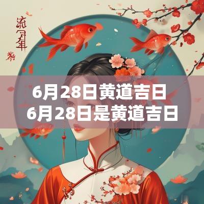 6月28日黄道吉日 6月28日是黄道吉日吗