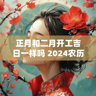 正月和二月开工吉日一样吗 2025农历正月开工吉日有哪些