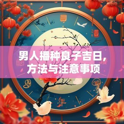 男人播种良子吉日, 方法与注意事项