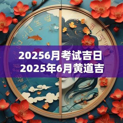 20256月考试吉日 2025年6月黄道吉日吉时查询