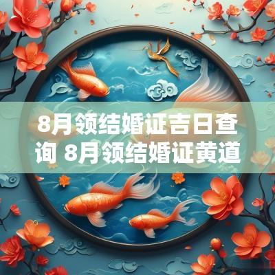 8月领结婚证吉日查询 8月领结婚证黄道吉日查询