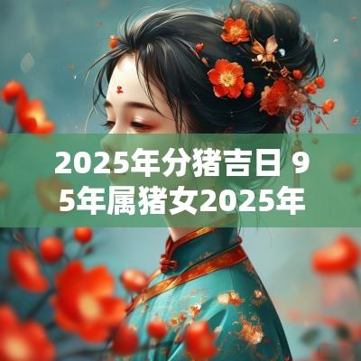 2025年分猪吉日 95年属猪女2025年结婚吉日