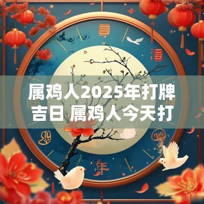 属鸡人2025年打牌吉日 属鸡人今天打牌运气如何