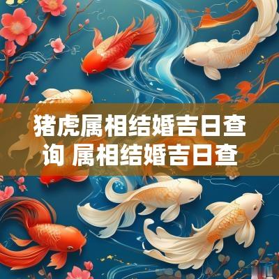 猪虎属相结婚吉日查询 属相结婚吉日查询表