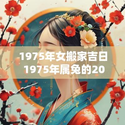 1975年女搬家吉日 1975年属兔的2025年几月搬家好