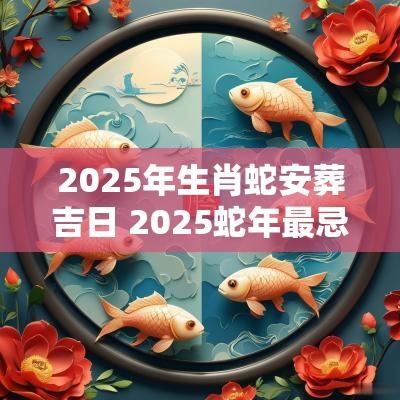 2025年生肖蛇安葬吉日 2025蛇年最忌几月出生