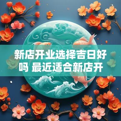 新店开业选择吉日好吗 最近适合新店开业的日子