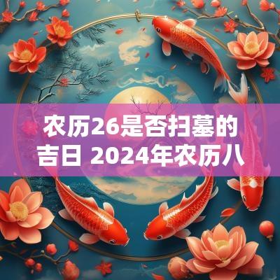 农历26是否扫墓的吉日 2025年农历八月扫墓吉日