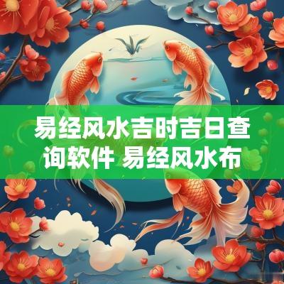 易经风水吉时吉日查询软件 易经风水布局秘籍正版