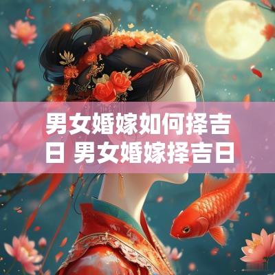 男女婚嫁如何择吉日 男女婚嫁择吉日有哪些