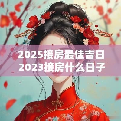 2025接房最佳吉日 2025接房什么日子好