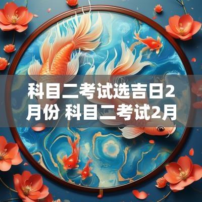 科目二考试选吉日2月份 科目二考试2月份时间