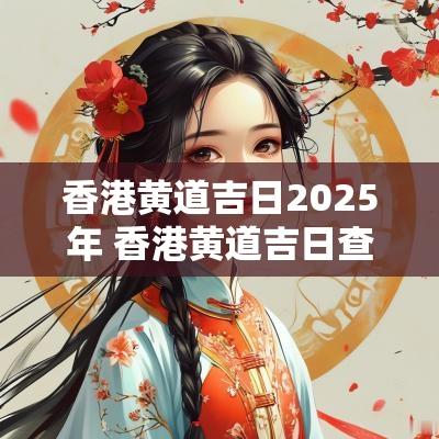 香港黄道吉日2025年 香港黄道吉日查询