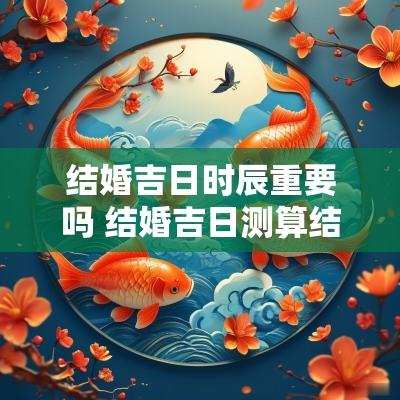 结婚吉日时辰重要吗 结婚吉日测算结婚黄道吉日